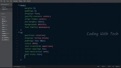 🔥Neon Light Animation Effect Button By Using Css and Html, Neon Light Button By Using Css|#csseffec