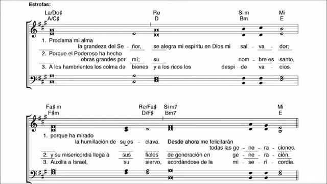 lucas 1 se alegra mi espiritu en Dios mi salvador de alfredo de la rosa y domingo cols