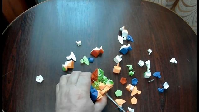 QiYi MoFangGe Stars cube обзор, распаковка, разборка, богатый внутренний мир