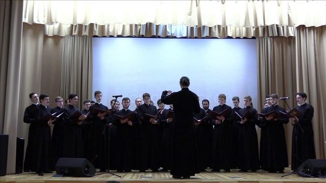 Часть 7. Выступление хора Сретенской духовной семинарии. Пасхальный тропарь.