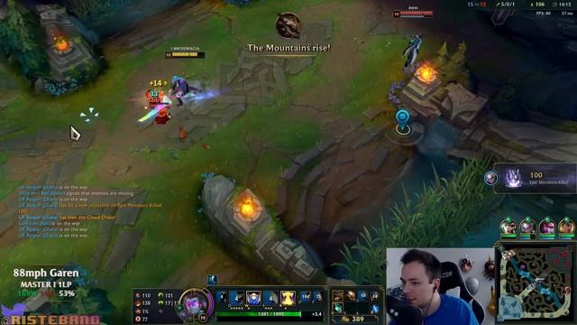 RISTE Garen - Garen vs Sett Mid - Garen Gameplay