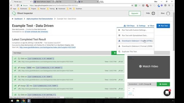 Alpha Anywhere Webcast 2018 April 04 - DevOps Series - Testing Cont. w/ Dion & Dave