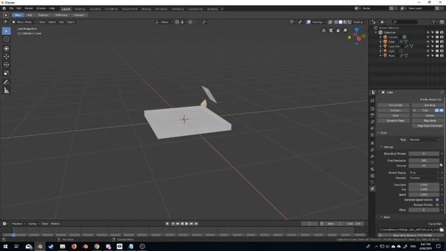 Blender 2.8 - Fluid simulation crash course tutorial