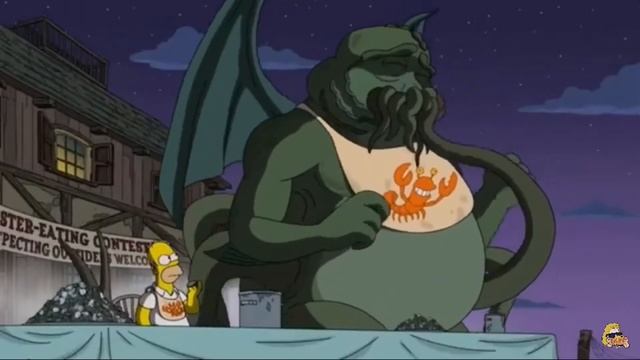 The simpsons - Cthulhu Burp