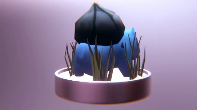 Lowpoly Bulbasaur Matcap and Eevee Turntable Animation!