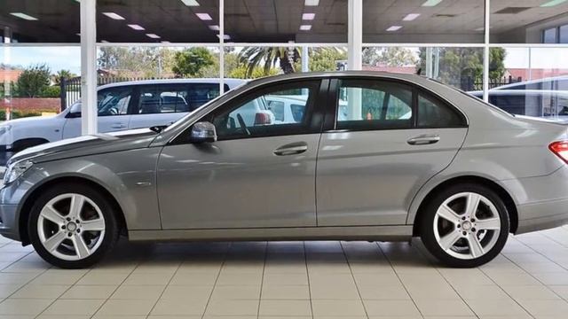 2011 Mercedes-Benz C200 W204 MY10 CGI Silver 5 Speed Auto Tipshift Sedan