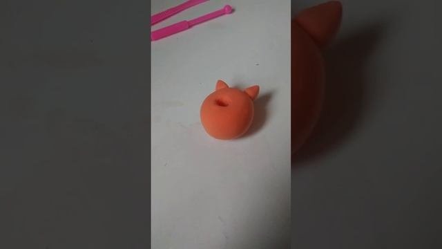 как слепить котика пончика🐈🍩