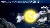 Weather Icons Pack 2 | Motion Graphics - Videohive template