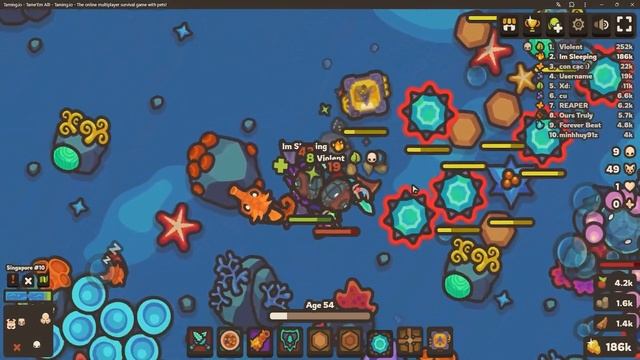 Taming.io Which Weapon Is The Best With Shield Swap