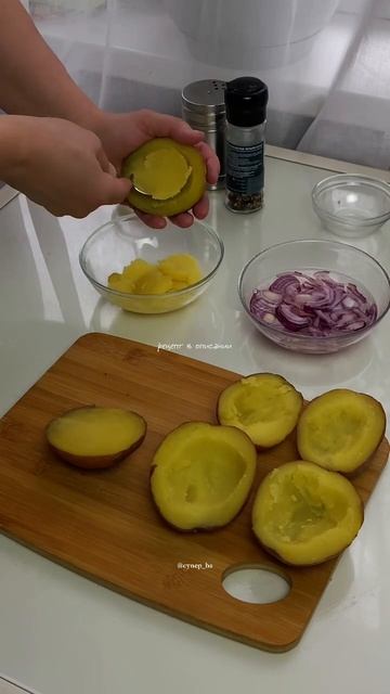 🥔 Картофель фаршированный селедкой