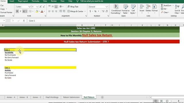 How to File Nil / Null Sales Tax Return | FBR | Online