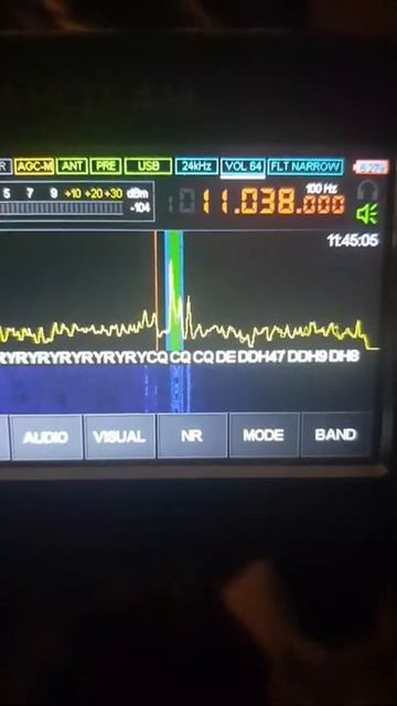Малахит - DDC. Прием RTTY. Malahit - DDC.  RTTY reception.