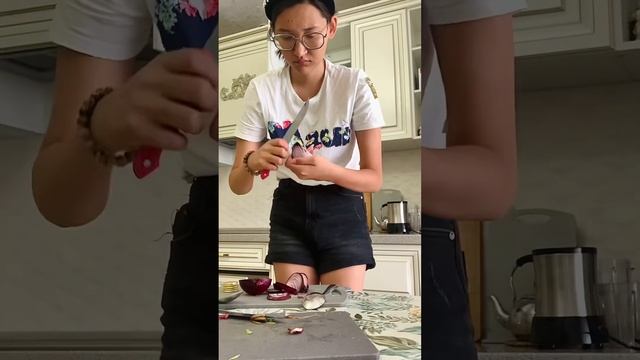 Запеченный батат с овощами 🍠🍆🥭