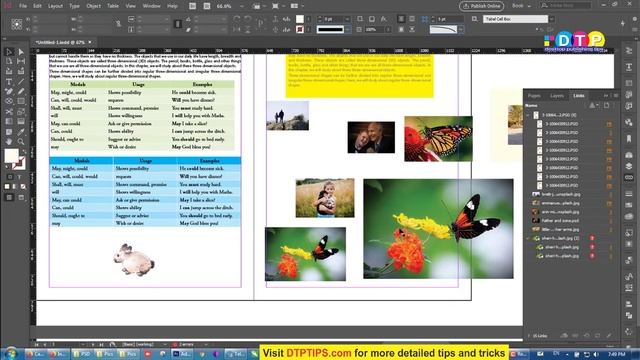 24. Learn Indesign CC in Hindi: Image Links Panel - Everything You Would Like Know