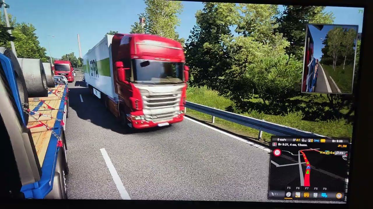 Euro Truck Simulator 2 4К. hdr lg. часть 3