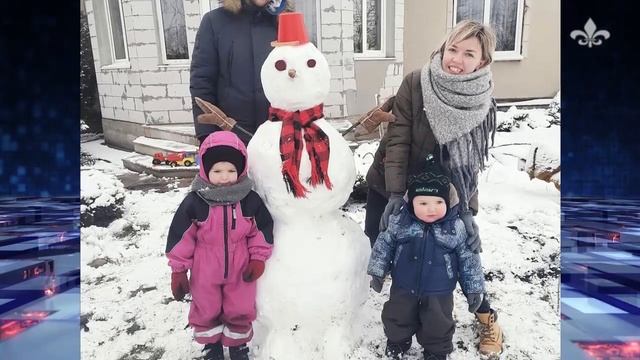 Чия баба найкраща? Сніговики у шапочках і шарфиках ліпили на Бродівщині