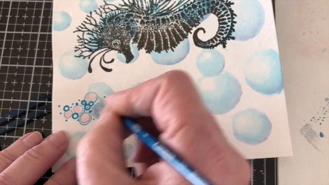 Lavinia World - Lavinia Stamps - Sebastian Seahorse LAV496