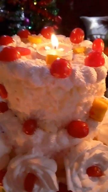 Fresh cream White forest cake || Ruby special dessert
