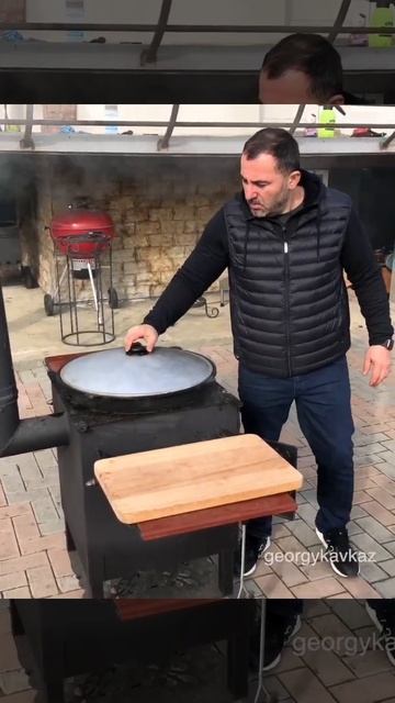 Мясо с картошкой в казане
