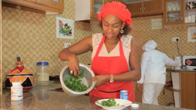 Kikuyu Traditional Authentic Mukimo/Kienyeji-with peas  n pumpkin leaves-irio