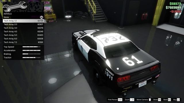*New* Hellcat Police Interceptor In GTA Online (Full Customization)