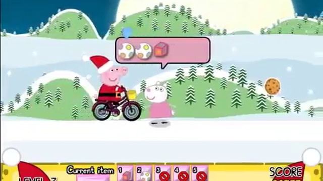Свинка Пеппа  Новогодние подарки  Мультик игра для малышей
