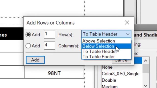Import a Word Table into an Adobe FrameMaker Document