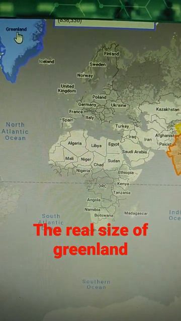 The Real size of greenland #shorts #short #greenland #size #border Source: The true size of