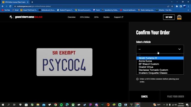 How to make Custom Plates GTA V Online