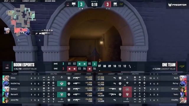 One Team secures a nail-biting 2-1 win against BOOM - VCT Pacific Ascension Highlights #vctpacific
