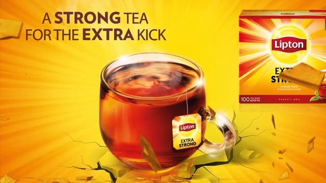 Need an extra kick? Try Lipton Extra Strong.