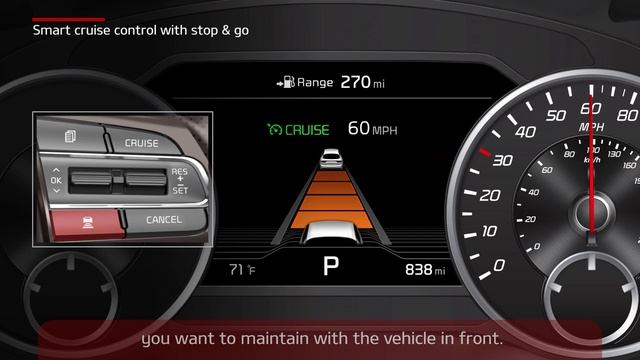 Smart Cruise Control with Stop & Go