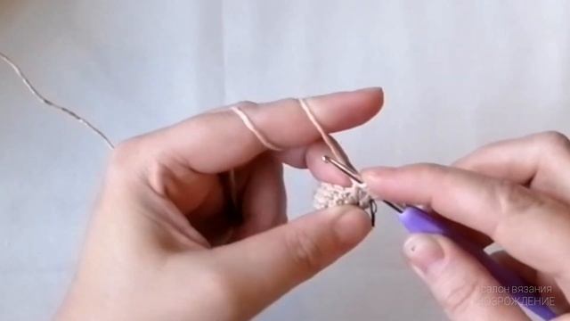 Кукла Модница, крючком. 1 этап: руки. Совместное вязание.