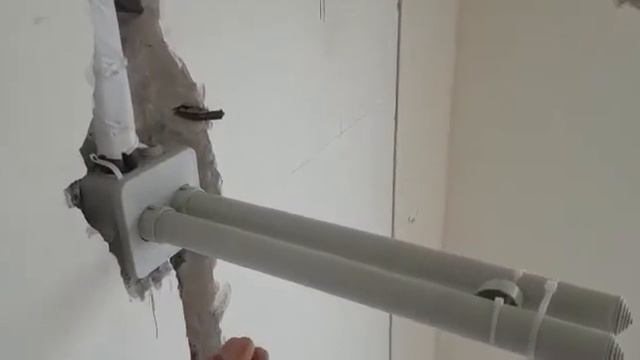 Подключение трасс кондиционирования