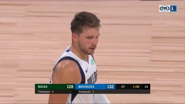 Luka Doncic RIDICULOUS BETWEEN THE LEGS assist for Maxi Kleber dunk