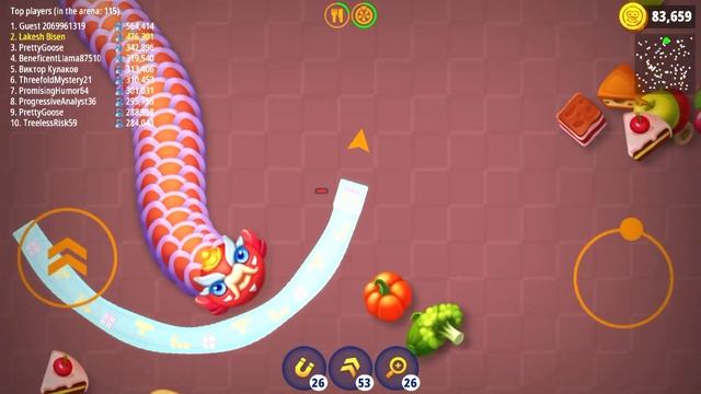 I got Quadro Worm with full Upgraded worms zone.io gameplay #saampwalagame#wormszoneio #slithersnac