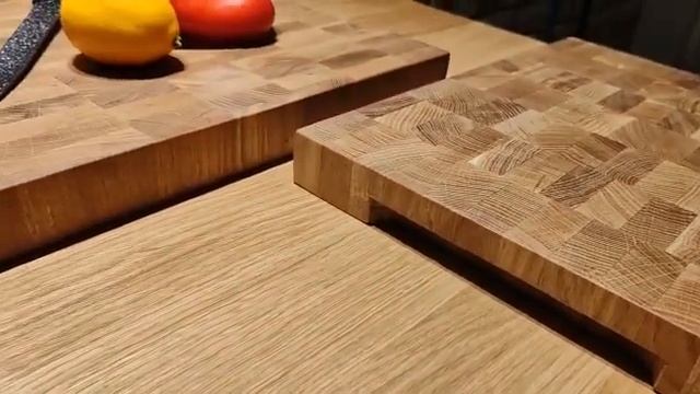 Торцевые дубовые доски
