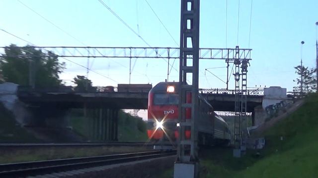Электровоз ЭП2К-362 со скорым поездом №235 Нижний Новгород - Москва