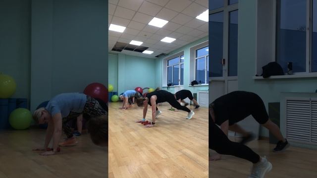 Функциональная тренировка с гантелями по 1 кг.!