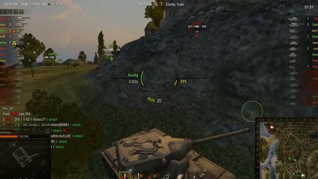 T69 tier 8 med on Mines - 8 kills