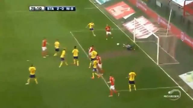 Edmilson Junior Goal ● Standard de Liege vs Waasland Beveren ● Belgium Jupiler League 07 05 2016