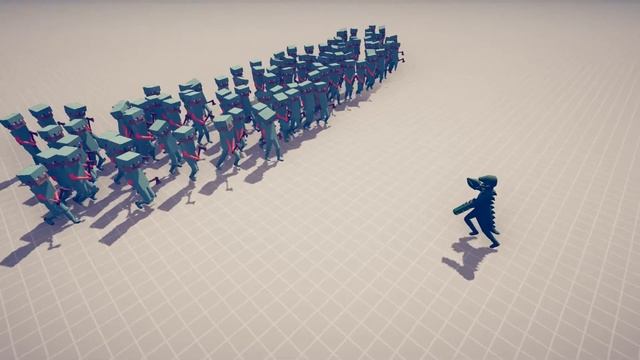 Mini Godzilla vs 100 Steves in Diamond Armor | Totally Accurate Battle Simulator (TABS SECRET UNITS