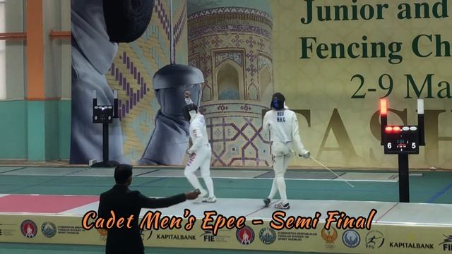 [SEMI FINAL] NAM Hohyun 🇰🇷 v HSU Jia Huan Kenton 🇭🇰 | Asian Junior & Cadet Fencing 2023 | Cadet