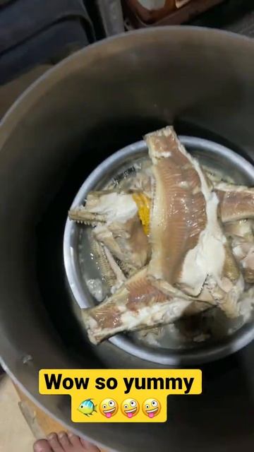 So yummy with big fish steaming