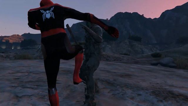 Spider-Man & Deadpool VS Michael Myers & Jason Voorhees - Epic Battle (GTA 5)
