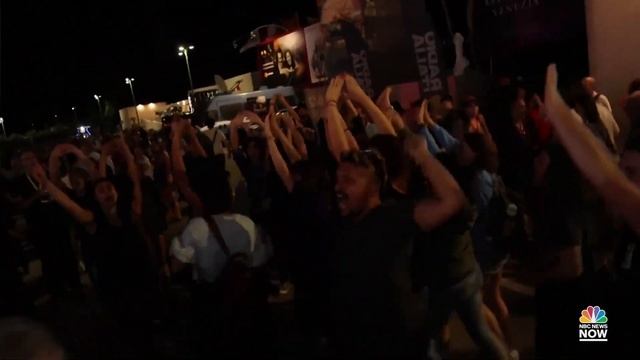 Protesters disrupt Woody Allen red carpet at Venice Film Festival