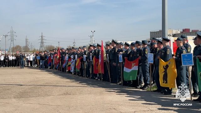Открытие соревнования ликвидации ДТП