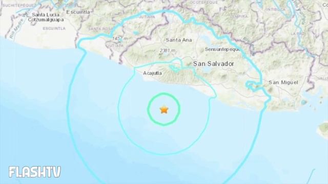 TERREMOTO MOLTO FORTE: MAGNITUDO 6.0. UN BOATO FORTISSIMO E PAURA PER LA POPOLAZIONE DI EL SALVADOR