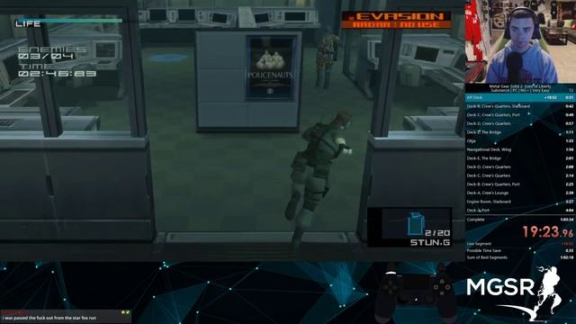 MGS2: Substance | PC | Pliskin | Elimination | Level 05 | 22299 Score