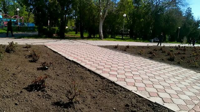 Парк готовят к курортному сезону.